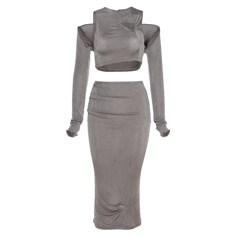 2021 summer women's new style half-length skirt fashion design sense hollow slim slimming skirt cover 
2021 summer women's new style half-length skirt fashion design sense hollow slim slimming skirt cover