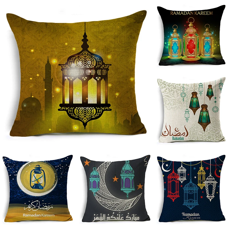 Cotton Linen Ramadan Kareem Pillow Case Sofa Car Throw Cushion Cover Gifts For Home Decoration Festival Pillow Covers 45*45cm
Cotton Linen Ramadan Kareem Pillow Case Sofa Car Throw Cushion Cover Gifts For Home Decoration Festival Pillow Covers 45*45cm