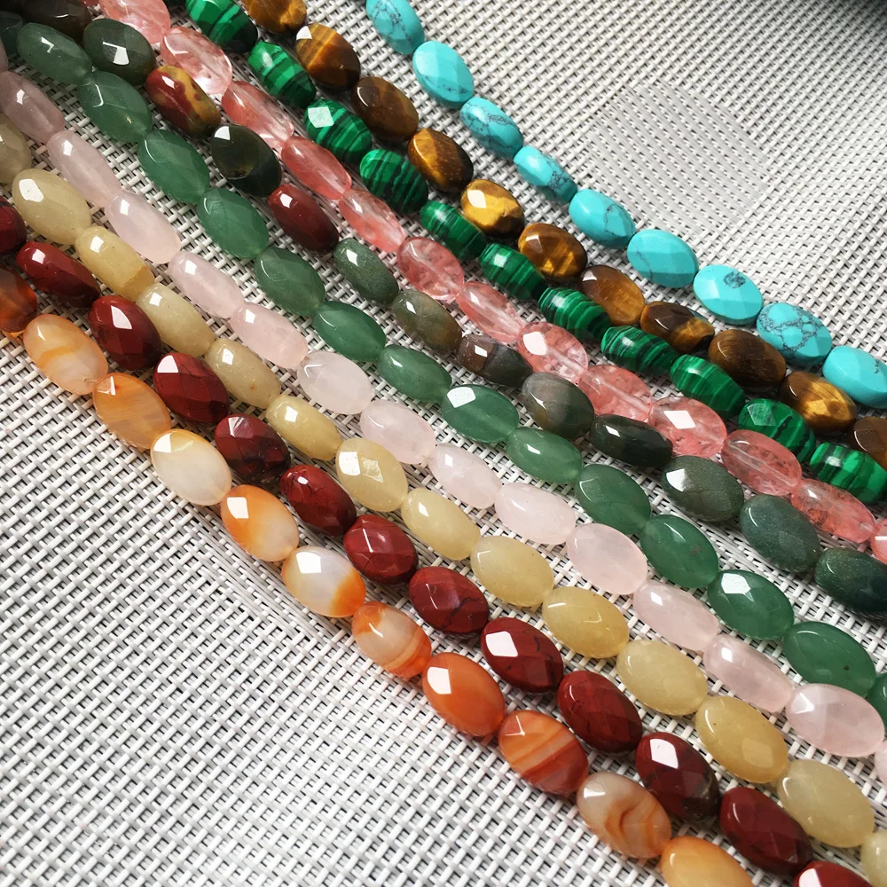 Natural Stone Beads Oval Shape Opal Rose Crystal Loose Spacer Bead for Jewelry Making Necklace Bracelet Gift for Women
Natural Stone Beads Oval Shape Opal Rose Crystal Loose Spacer Bead for Jewelry Making Necklace Bracelet Gift for Women
