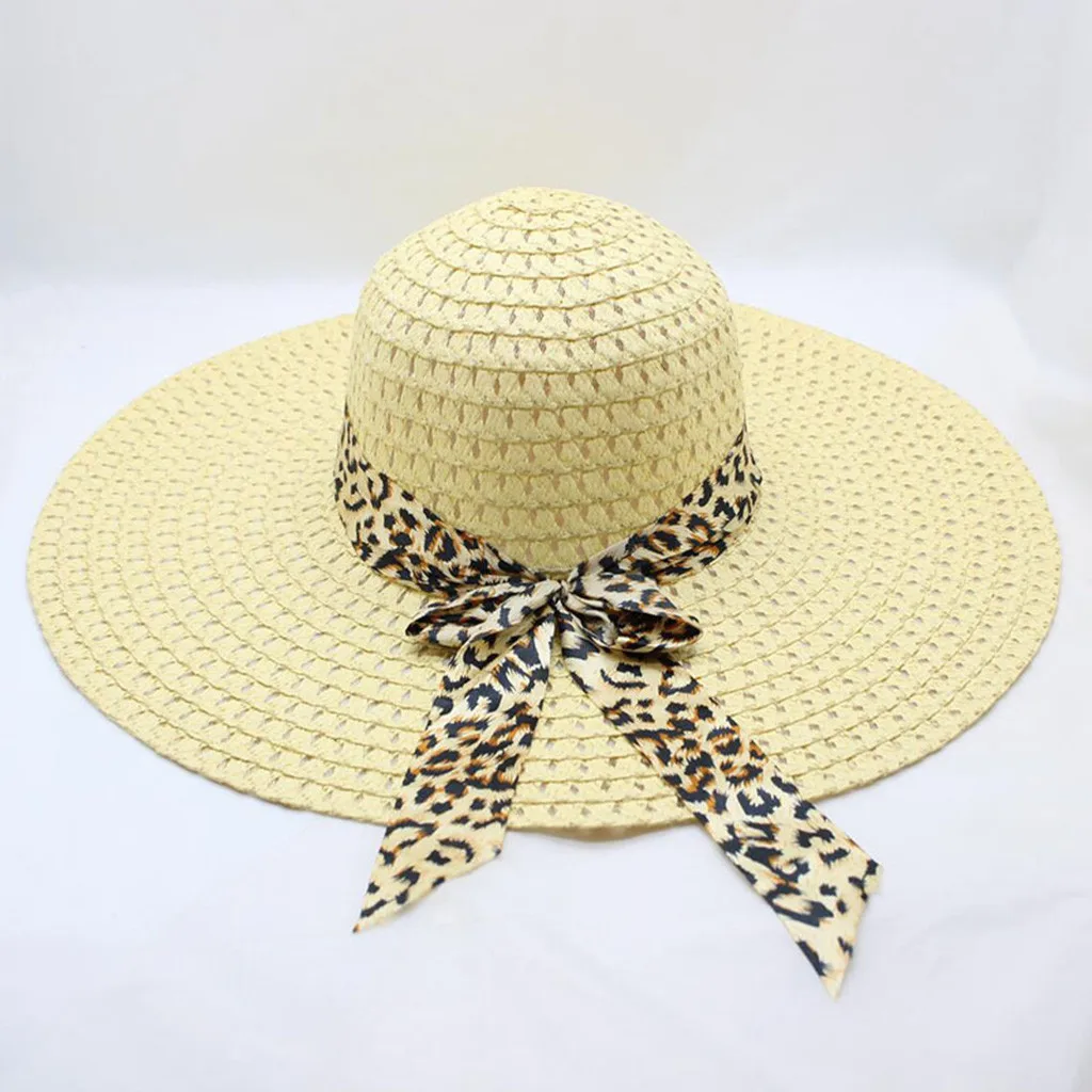 Leopard Print Straw Cap Beach Hat Visor Summer Hats For Women Sun Protection Floppy Wide Caps Cheap Free Shipping
Leopard Print Straw Cap Beach Hat Visor Summer Hats For Women Sun Protection Floppy Wide Caps Cheap Free Shipping