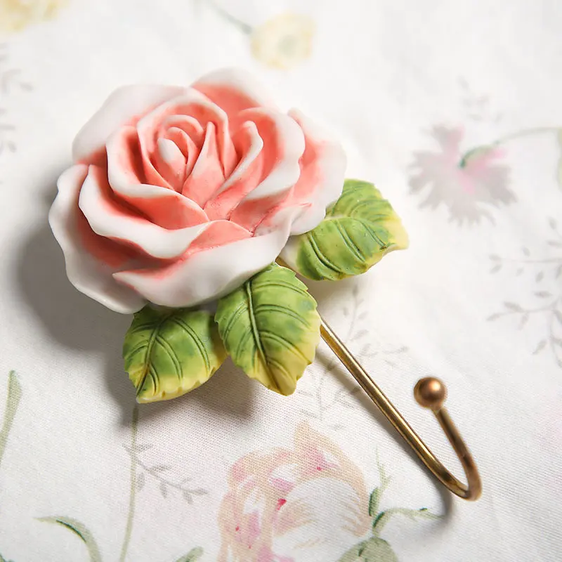 Wall Sticky Hook Mounted Hanger Rose Flower Resin For Coat Hat Robe Towel Useful Hooks Holders Towel Dish Cloth Keys Hangers
Wall Sticky Hook Mounted Hanger Rose Flower Resin For Coat Hat Robe Towel Useful Hooks Holders Towel Dish Cloth Keys Hangers