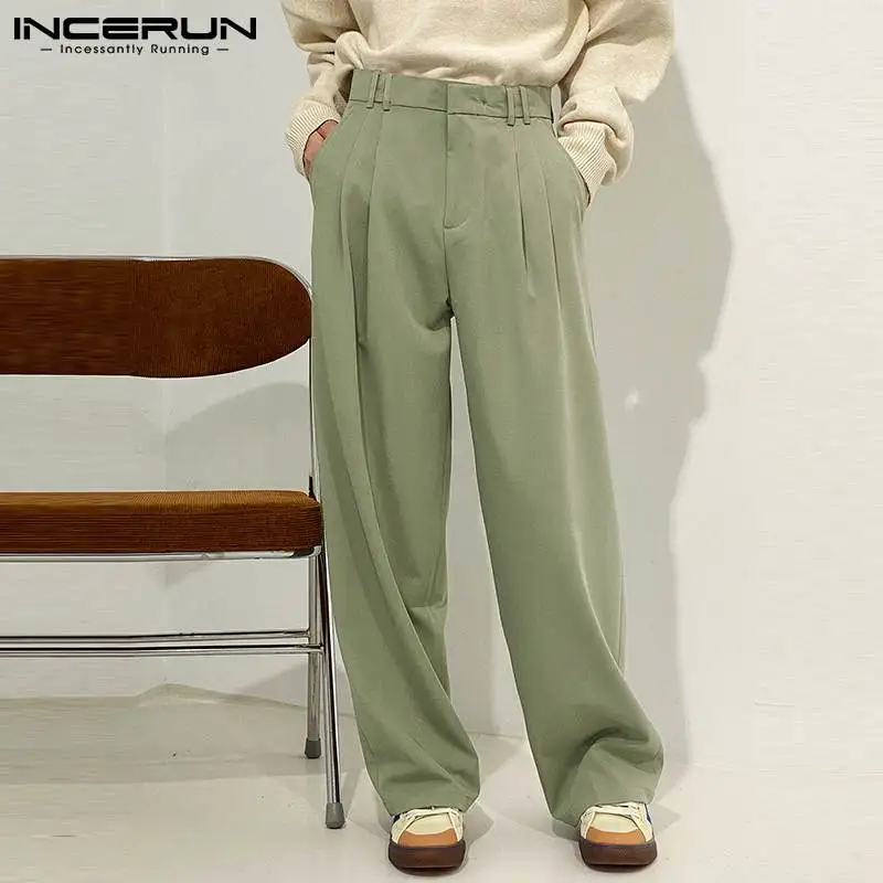 Модные мужские повседневные штаны, джоггеры, свободная уличная одежда, однотонные 2021, корейские прямые брюки с карманами, мужские брюки для ... 
Модные мужские повседневные штаны, джоггеры, свободная уличная одежда, однотонные 2021, корейские прямые брюки с карманами, мужские брюки для ...