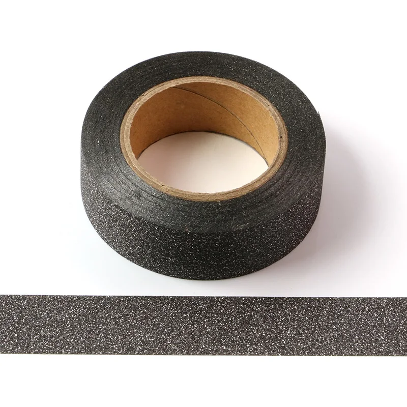 10PCS/lot Decorative Solid Black Glitter Washi Tapes for Planner Scrapbooking Bullet journal Adhesive Masking Tapes Wholesale
10PCS/lot Decorative Solid Black Glitter Washi Tapes for Planner Scrapbooking Bullet journal Adhesive Masking Tapes Wholesale