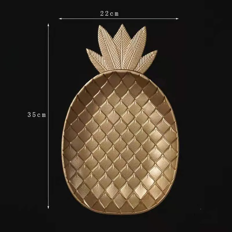 Fruit Tray Cake Stand Bread Candy Food Plates Pineapple Blade Shape Golden Display Home Table Decoration Luxurious Europe
Fruit Tray Cake Stand Bread Candy Food Plates Pineapple Blade Shape Golden Display Home Table Decoration Luxurious Europe