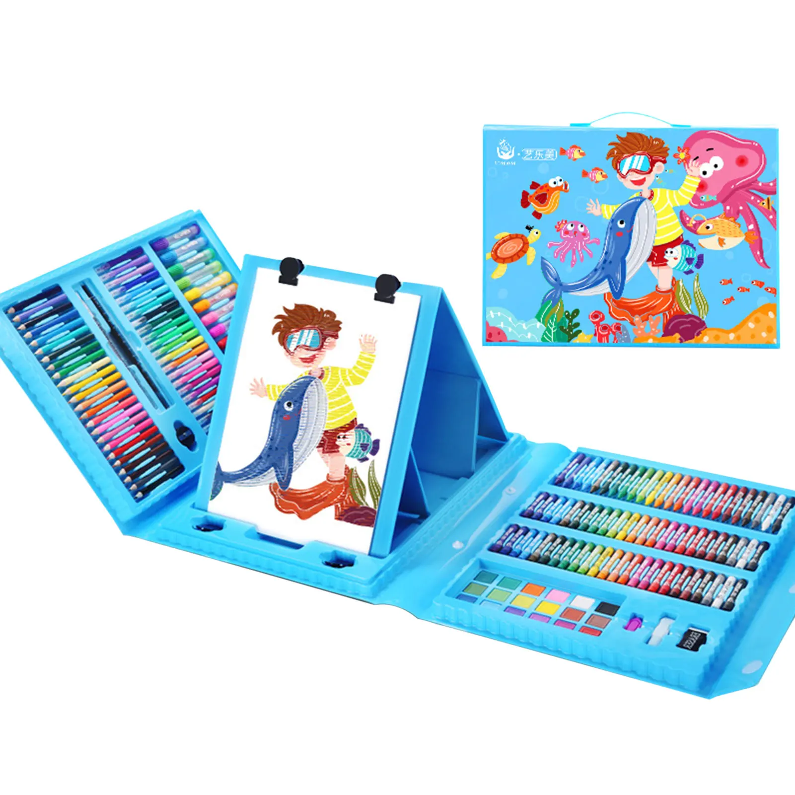 208pcs Kids Painting Set Creativity Art Painting Tools Supplies Kits Ideal Educational Toys For Children Drawing L5 
208pcs Kids Painting Set Creativity Art Painting Tools Supplies Kits Ideal Educational Toys For Children Drawing L5