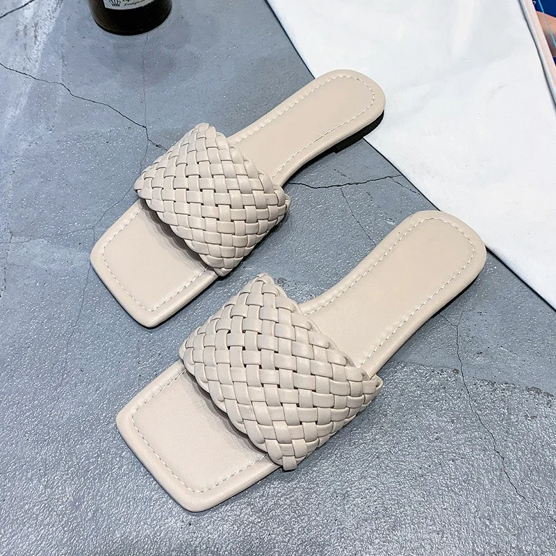 Chic Solid Color Slippers Summer Ladies Fashion Slip-on Flat Flip Flops Ladies Office Shoes Slides Woman Slipper womens shoes
Chic Solid Color Slippers Summer Ladies Fashion Slip-on Flat Flip Flops Ladies Office Shoes Slides Woman Slipper womens shoes