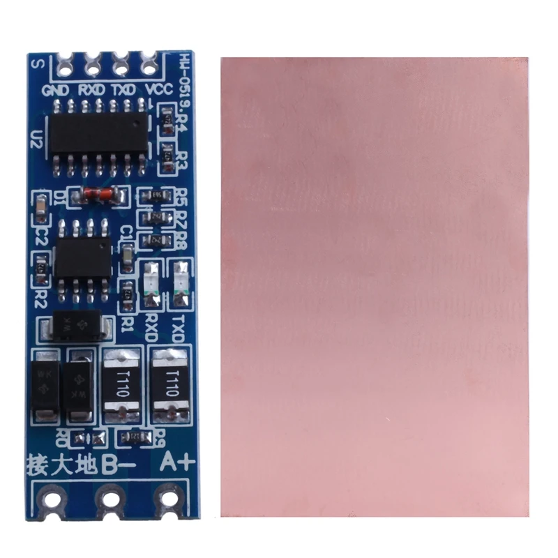 

RISE-TTL в RS485 адаптер Порт уровень UART модуль преобразователя с печатной плакированной печатной платой односторонней меди