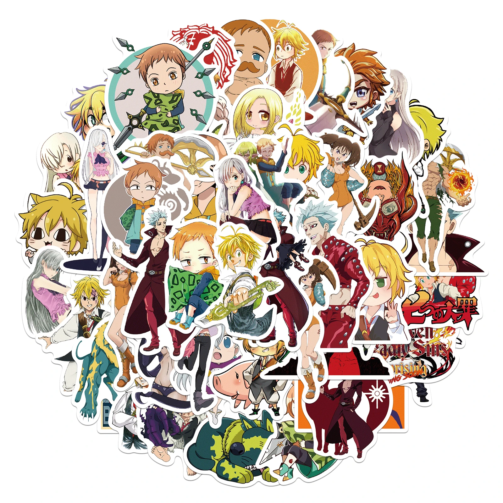 25/50PCS Anime The Seven Deadly Sins Graffiti Stickers For Laptop Notebook Skateboard Computer Luggage Decals Sticker Toy
25/50PCS Anime The Seven Deadly Sins Graffiti Stickers For Laptop Notebook Skateboard Computer Luggage Decals Sticker Toy
