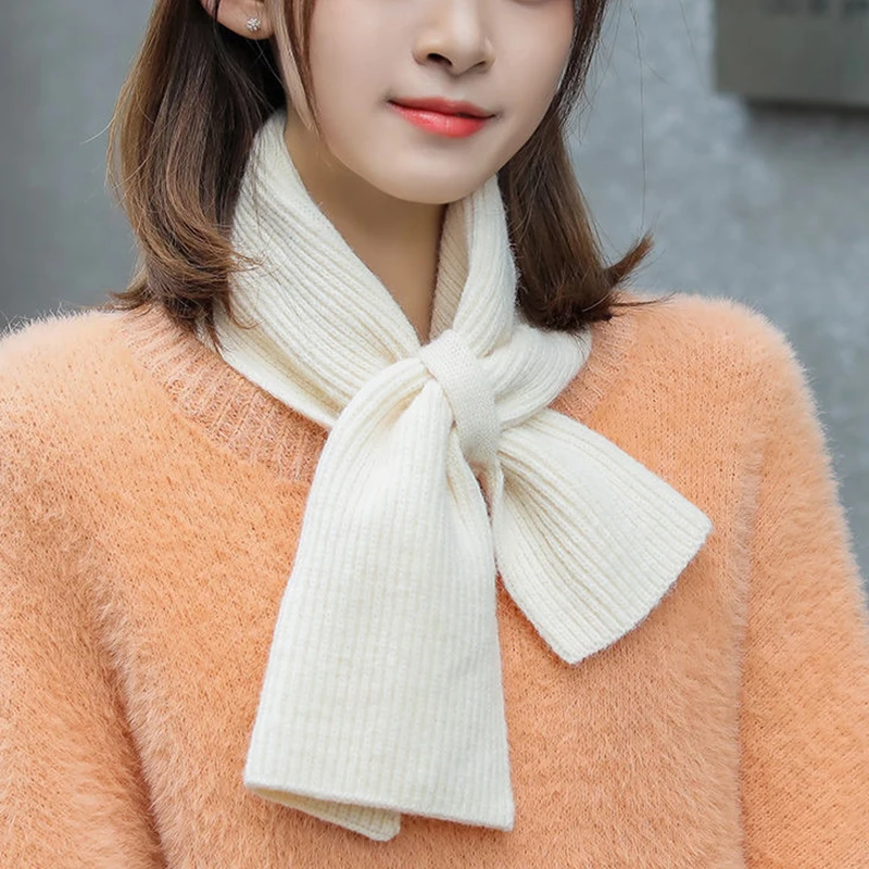 Korean Solid Color Cashmere Knit Shawl Women Winter Wool Bow Cross Thicken Pullover False Collar Neck Guard Warm Scarves O100
Korean Solid Color Cashmere Knit Shawl Women Winter Wool Bow Cross Thicken Pullover False Collar Neck Guard Warm Scarves O100