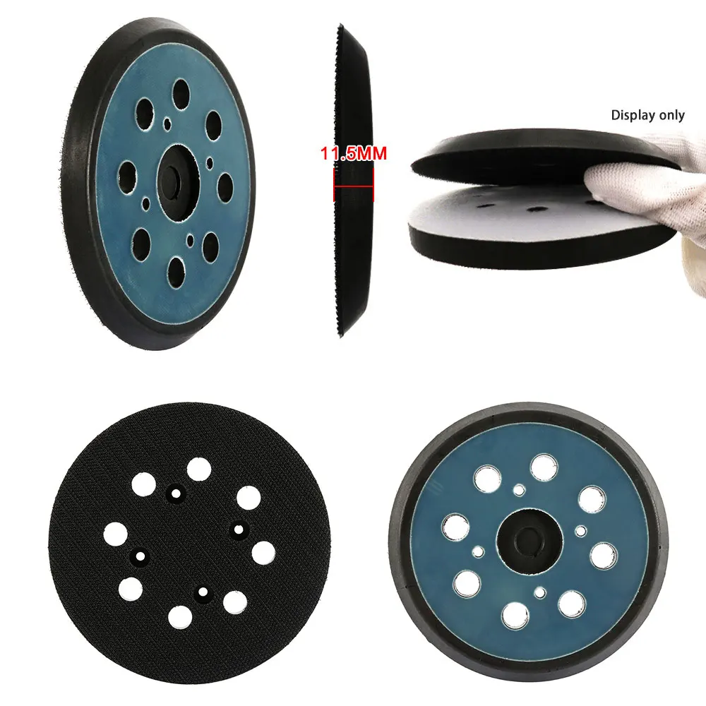 5 inch 125mm 8 Holes 3/4 Nails Backing Pad Hook & Loop Sanding Pads for fits Air Sander Power Sander Polisher Tools 
5 inch 125mm 8 Holes 3/4 Nails Backing Pad Hook & Loop Sanding Pads for fits Air Sander Power Sander Polisher Tools