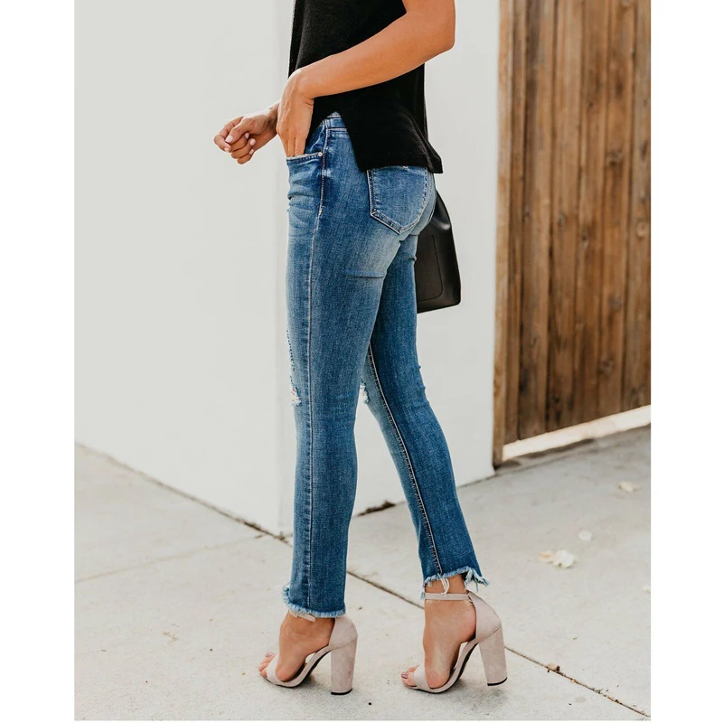 Newest Hot Women Stretch Ripped Distressed Skinny High Waist Denim Pants Shredded Jeans Trousers
Newest Hot Women Stretch Ripped Distressed Skinny High Waist Denim Pants Shredded Jeans Trousers