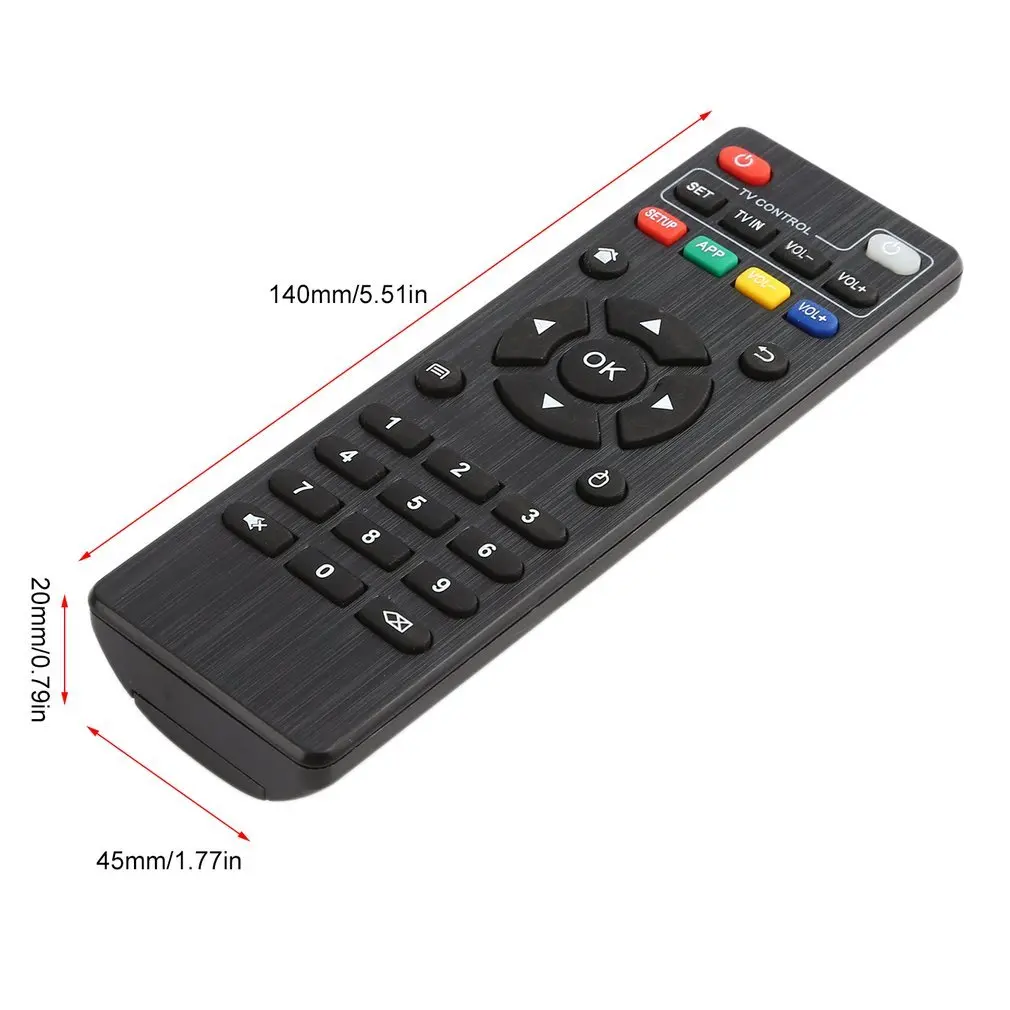 IR Smart TV Box Remote Control for Android TV Box MXQ/M8N/M8C/M8S/M10/M12/T95N/T95X/T95 Replacement Remote Controller
IR Smart TV Box Remote Control for Android TV Box MXQ/M8N/M8C/M8S/M10/M12/T95N/T95X/T95 Replacement Remote Controller
