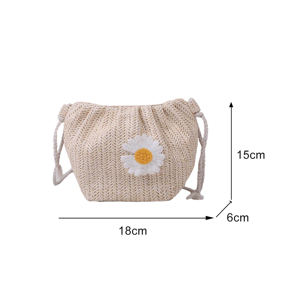 Fashion Straw Woven Women Shoulder Bag Daisy Flower Pleated Money Pouch Summer Messenger Crossbody Bags Female Beach Travel Tote
Fashion Straw Woven Women Shoulder Bag Daisy Flower Pleated Money Pouch Summer Messenger Crossbody Bags Female Beach Travel Tote