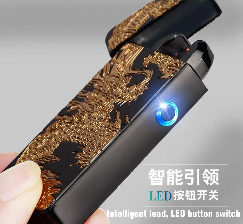 Arc pulse lighter USB charging pulse windproof lighter Golden Eagle Ssangyong Dragon Tribe cigarette lighter
Arc pulse lighter USB charging pulse windproof lighter Golden Eagle Ssangyong Dragon Tribe cigarette lighter
