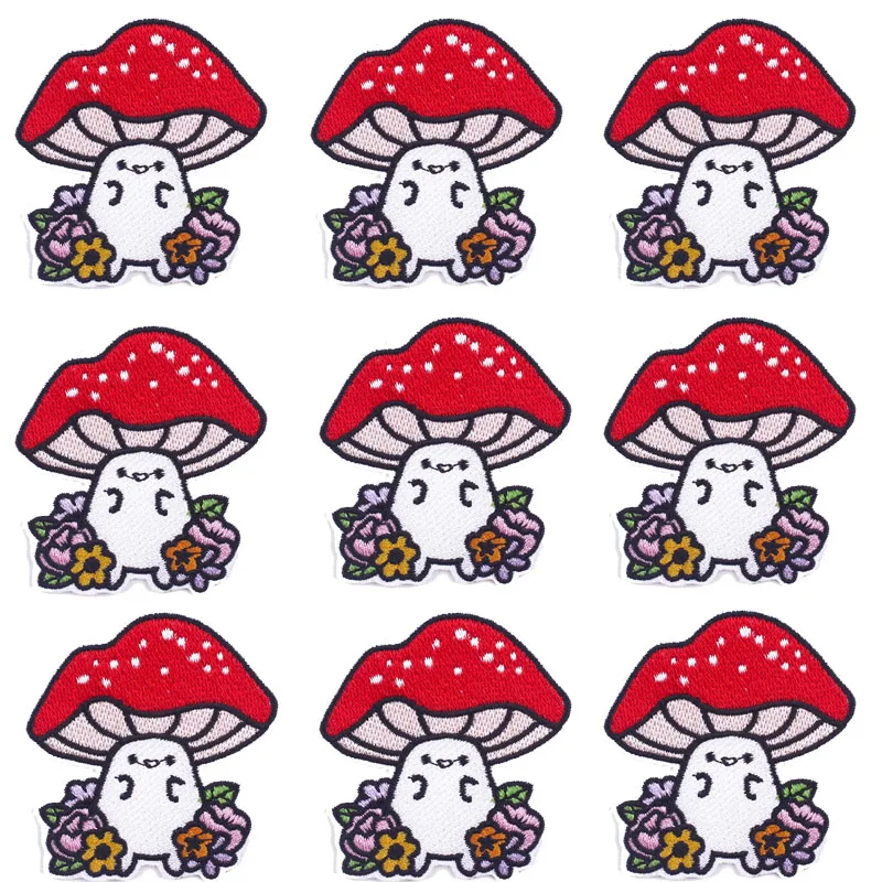 10 PCS Wholesale Embroidered Patches For Clothing Mushroom Stripes Iron On Patches Cartoon Cute Fower Stickers Applique Badge
10 PCS Wholesale Embroidered Patches For Clothing Mushroom Stripes Iron On Patches Cartoon Cute Fower Stickers Applique Badge
