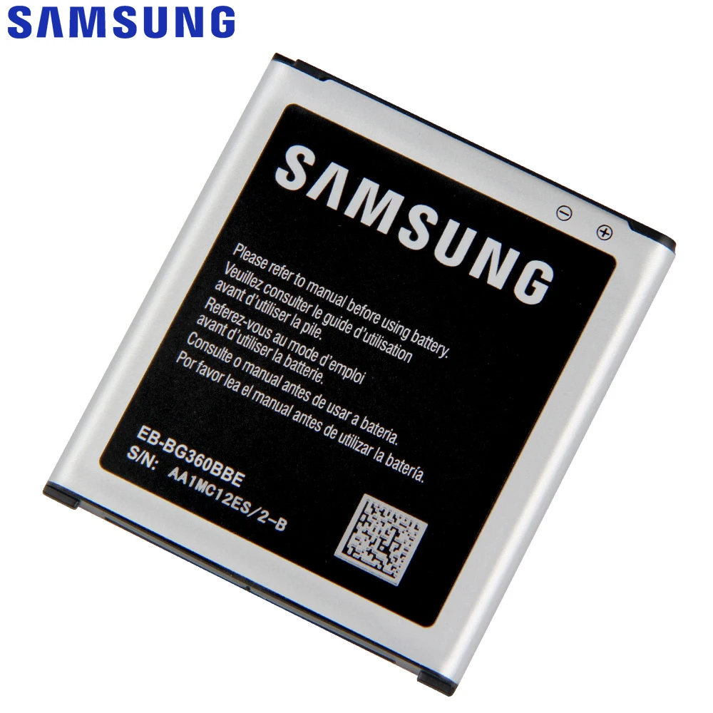 Original Samsung Battery For Galaxy CORE Prime G3606 G3608 G3609 J2 2015 Genuine EB-BG360BBE EB-BG360CBE /CBU/CBZ EB-BG360CBC 
Original Samsung Battery For Galaxy CORE Prime G3606 G3608 G3609 J2 2015 Genuine EB-BG360BBE EB-BG360CBE /CBU/CBZ EB-BG360CBC