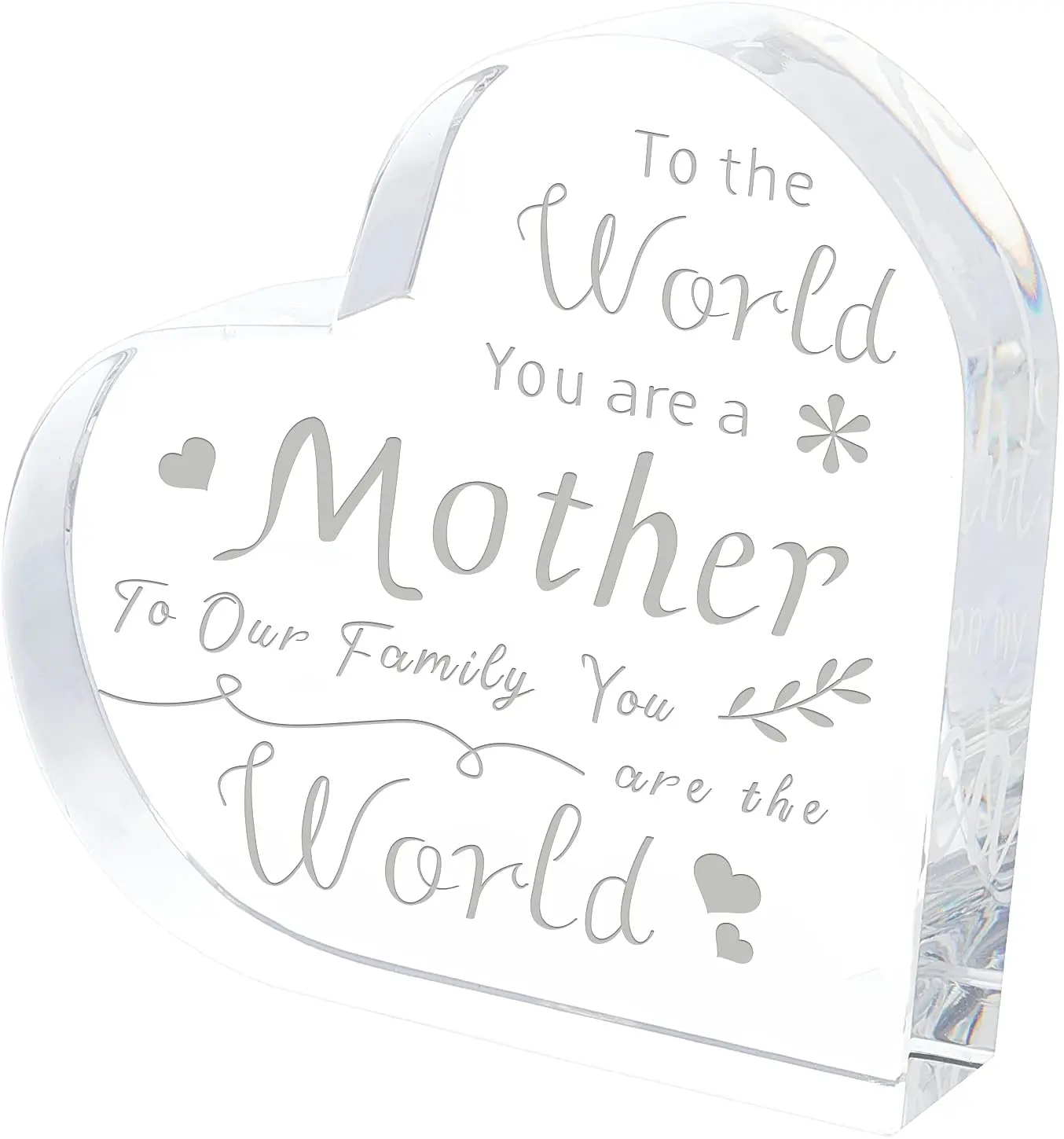 

Сувениры из хрустального стекла в форме сердца и пресс-папье, подарки из хрустального стекла, подарок на уникальный день рождения для матер...