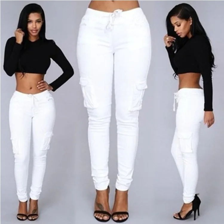 Elastic Sexy Skinny Pencil For Women Leggings Woman High Waist Jeans Women's Thin-Section Denim Pants
Elastic Sexy Skinny Pencil For Women Leggings Woman High Waist Jeans Women's Thin-Section Denim Pants