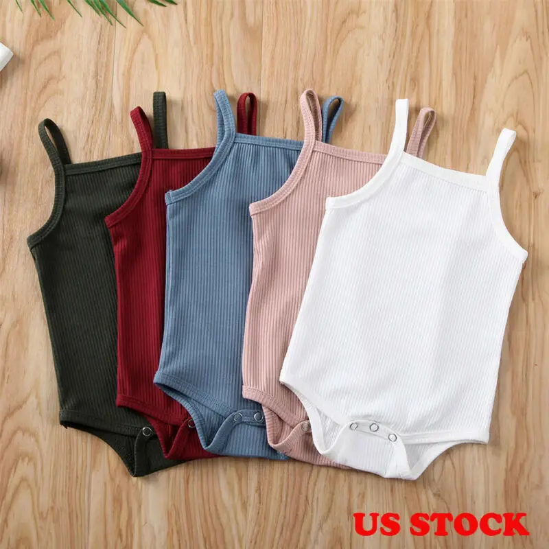 US 2020 Summer Newborn Baby Girl Clothes Cotton Solid Romper Sling Bodysuit Jumpsuit Outfit Clothes 0-18 months
US 2020 Summer Newborn Baby Girl Clothes Cotton Solid Romper Sling Bodysuit Jumpsuit Outfit Clothes 0-18 months