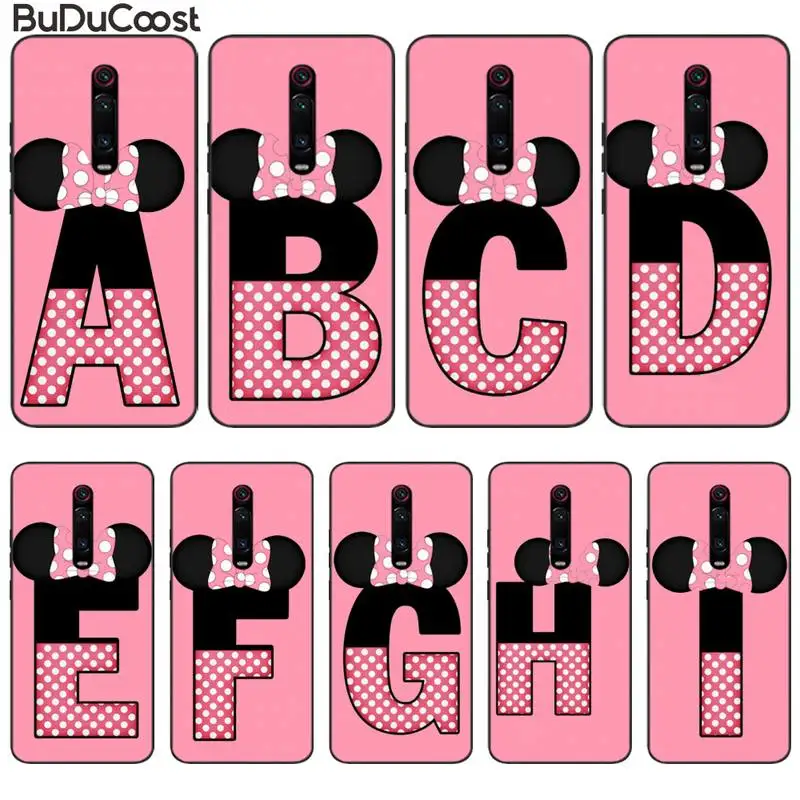 Cartoon Mouse Bow 26 Letters DIY Phone Case For Xiaomi Redmi8 4X 6A 9 8A Redmi 5 5Plus Note7 8Pro 7A 6A 9 9pro
Cartoon Mouse Bow 26 Letters DIY Phone Case For Xiaomi Redmi8 4X 6A 9 8A Redmi 5 5Plus Note7 8Pro 7A 6A 9 9pro