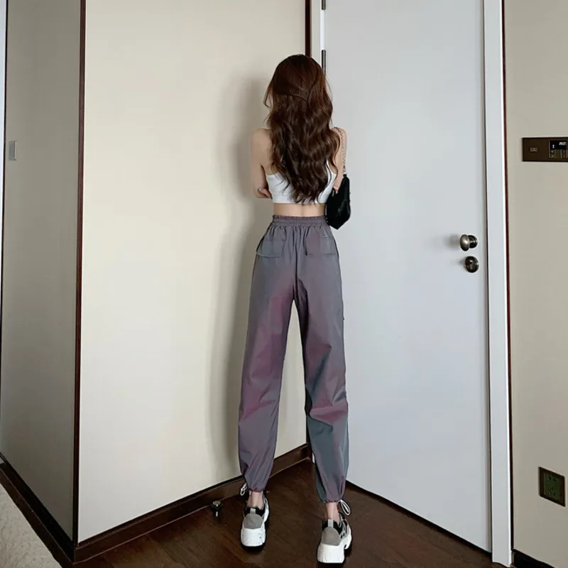 Women Pants 2021 Spring High Waist Colorful Gradient Hip Hop Korean Female Loose Casual Straight Leg Tooling Cargo Long Pants
Women Pants 2021 Spring High Waist Colorful Gradient Hip Hop Korean Female Loose Casual Straight Leg Tooling Cargo Long Pants