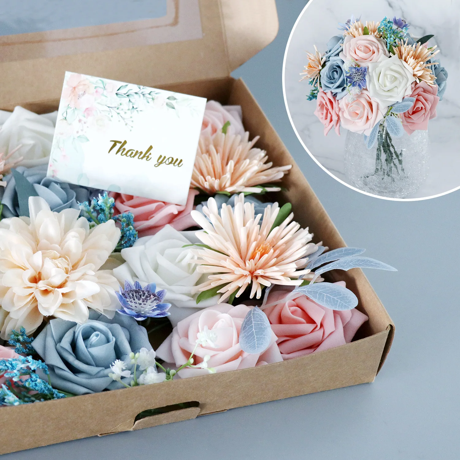 

Artificial Flowers Peony Silk Flower Material DIY Bouquet For Wedding Hand Tied Bouquet Party Bedroom Home Decoration