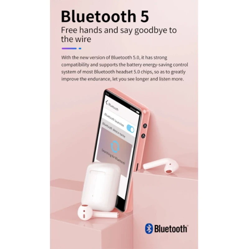 C98 MP3 Music Player MP4 Watch Movie Video MP5 Walkman FM Radio E-Book Recording Speaker 8GB with Bluetooth
C98 MP3 Music Player MP4 Watch Movie Video MP5 Walkman FM Radio E-Book Recording Speaker 8GB with Bluetooth