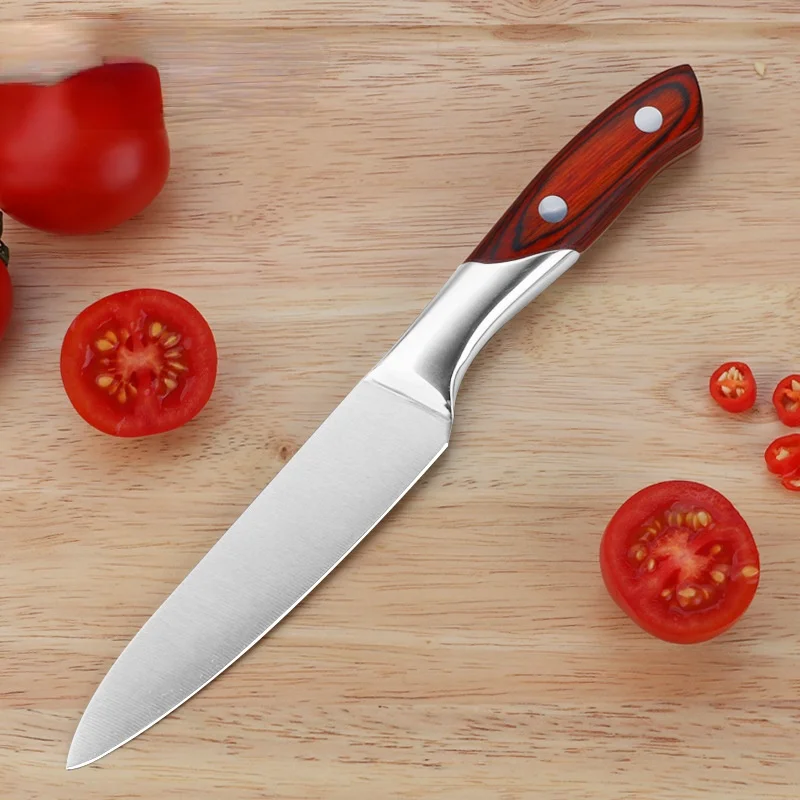 Kitchen Knives Chef Slicing Knife Cooking Tool Wooden Handle Multifunctional Household Stainless Steel Vegetable Fruit Peeling
Kitchen Knives Chef Slicing Knife Cooking Tool Wooden Handle Multifunctional Household Stainless Steel Vegetable Fruit Peeling
