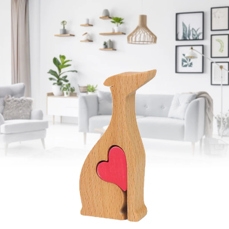 2020 Cute Wooden Dog Heart Figurine Unique Decorations Best Home Handmade Ornaments For Home Office
2020 Cute Wooden Dog Heart Figurine Unique Decorations Best Home Handmade Ornaments For Home Office