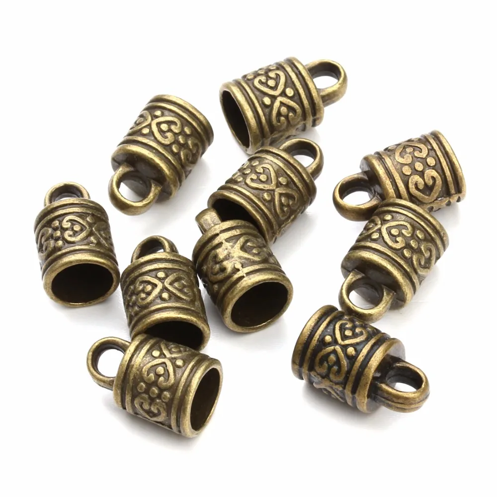 10pcs/lot Antique Silver Color End Caps 7.5mm Round Bracelet End Beads Clasps for Leather Cord Jewelry Making Findings
10pcs/lot Antique Silver Color End Caps 7.5mm Round Bracelet End Beads Clasps for Leather Cord Jewelry Making Findings
