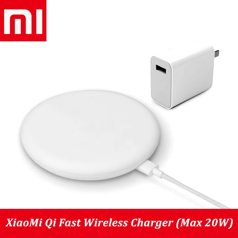 Беспроводное зарядное устройство Xiaomi 20 Вт оригинальное Mi 10 (20 Вт) MIX 2S / 3 (10 Qi EPP