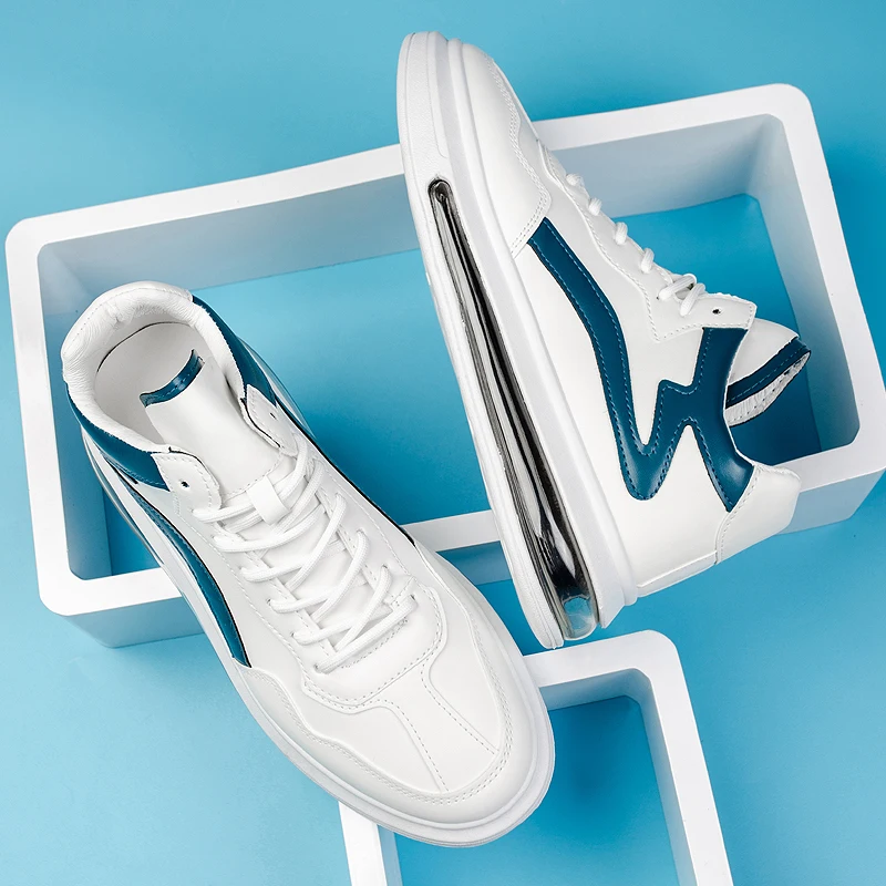 Autumn and Winter New Mens Casual Shoes Wear-resistant Color Matching Shoes Non-slip Shoes Outdoor High-top Air Cushion Shoes 44
Autumn and Winter New Mens Casual Shoes Wear-resistant Color Matching Shoes Non-slip Shoes Outdoor High-top Air Cushion Shoes 44