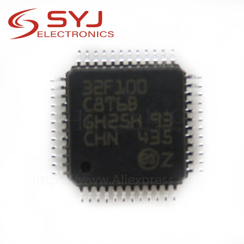 1 шт./лот STM32F100C8T6B STM32F100C8T6 STM32F100 LQFP 48 в наличии|Интегральные схемы| |