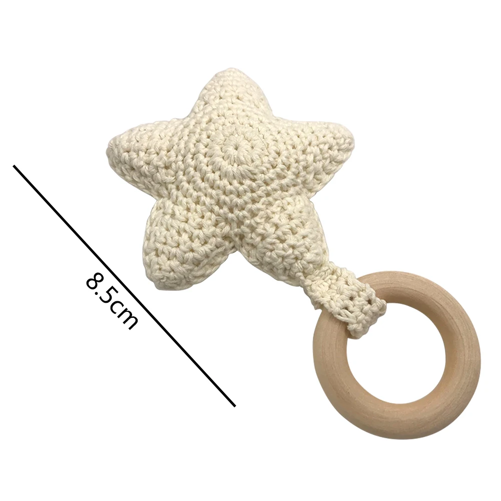 Baby Nursing Chew Bracelets Toddler Teether Star Toys Gift for Baby Wooden Teethers Teething Grasping Toy Ring Pendant
Baby Nursing Chew Bracelets Toddler Teether Star Toys Gift for Baby Wooden Teethers Teething Grasping Toy Ring Pendant