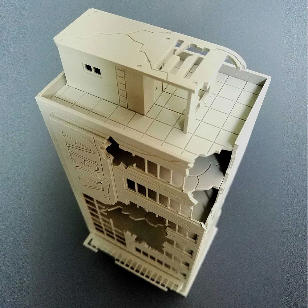 1:144 1:100 N Scale Battle Damaged AEON Building Destroyed House Battle Building ABS Plastic Model
1:144 1:100 N Scale Battle Damaged AEON Building Destroyed House Battle Building ABS Plastic Model