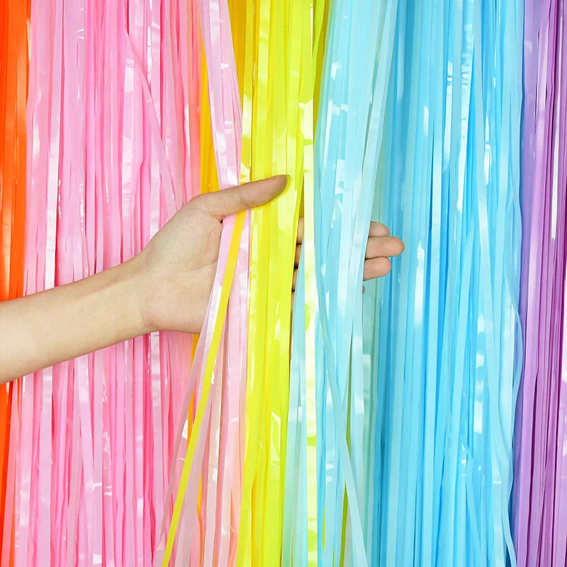 1*2M Plastic Rain Curtain Background Fringe Curtain Wedding Wall Backdrop Decoration Birthday Party Supplies
1*2M Plastic Rain Curtain Background Fringe Curtain Wedding Wall Backdrop Decoration Birthday Party Supplies