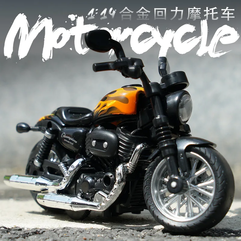 1:14 model motorcycle toys die casting metal toys sound LED light light motorcycle collection hobby children's gifts
1:14 model motorcycle toys die casting metal toys sound LED light light motorcycle collection hobby children's gifts
