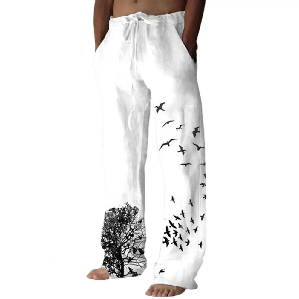 Vintage Pattern Print Men Long Pant Streetwear Flying Bird Print Pockets Autumn Winter Loose Printed Straight Trousers for Male
Vintage Pattern Print Men Long Pant Streetwear Flying Bird Print Pockets Autumn Winter Loose Printed Straight Trousers for Male