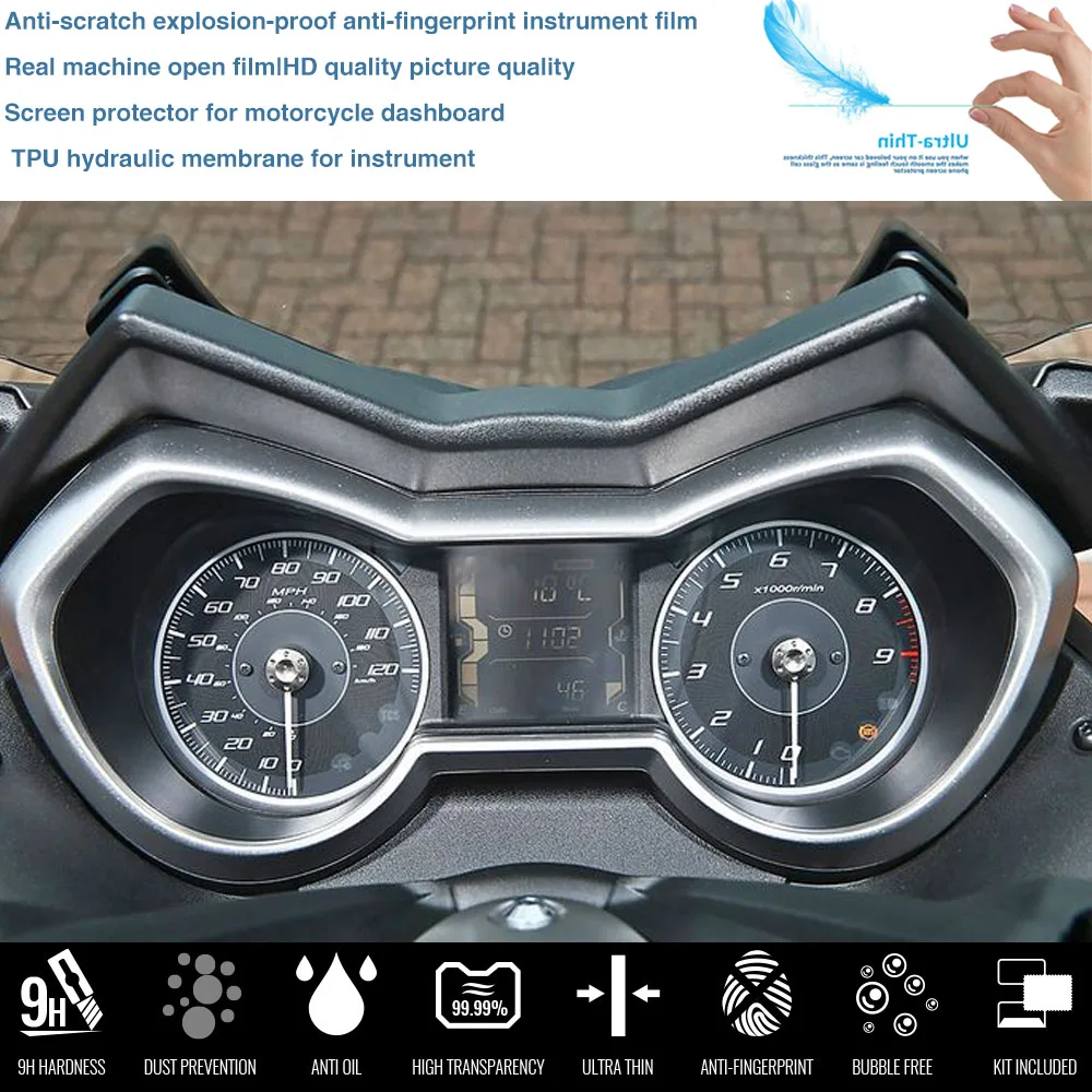 Защитная пленка от царапин на мотоцикл Защита экрана для YAMAHA X MAX300 XMAX 300 400 2017