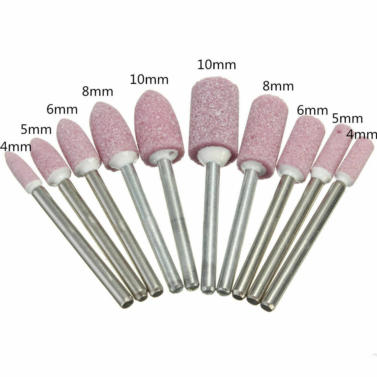 10Pcs 1/8'' Shank Polishing Head Wheel Abrasive Mounted Stone Wood Metal Grinding Pads For Dremels Rotary Power Tools
10Pcs 1/8'' Shank Polishing Head Wheel Abrasive Mounted Stone Wood Metal Grinding Pads For Dremels Rotary Power Tools