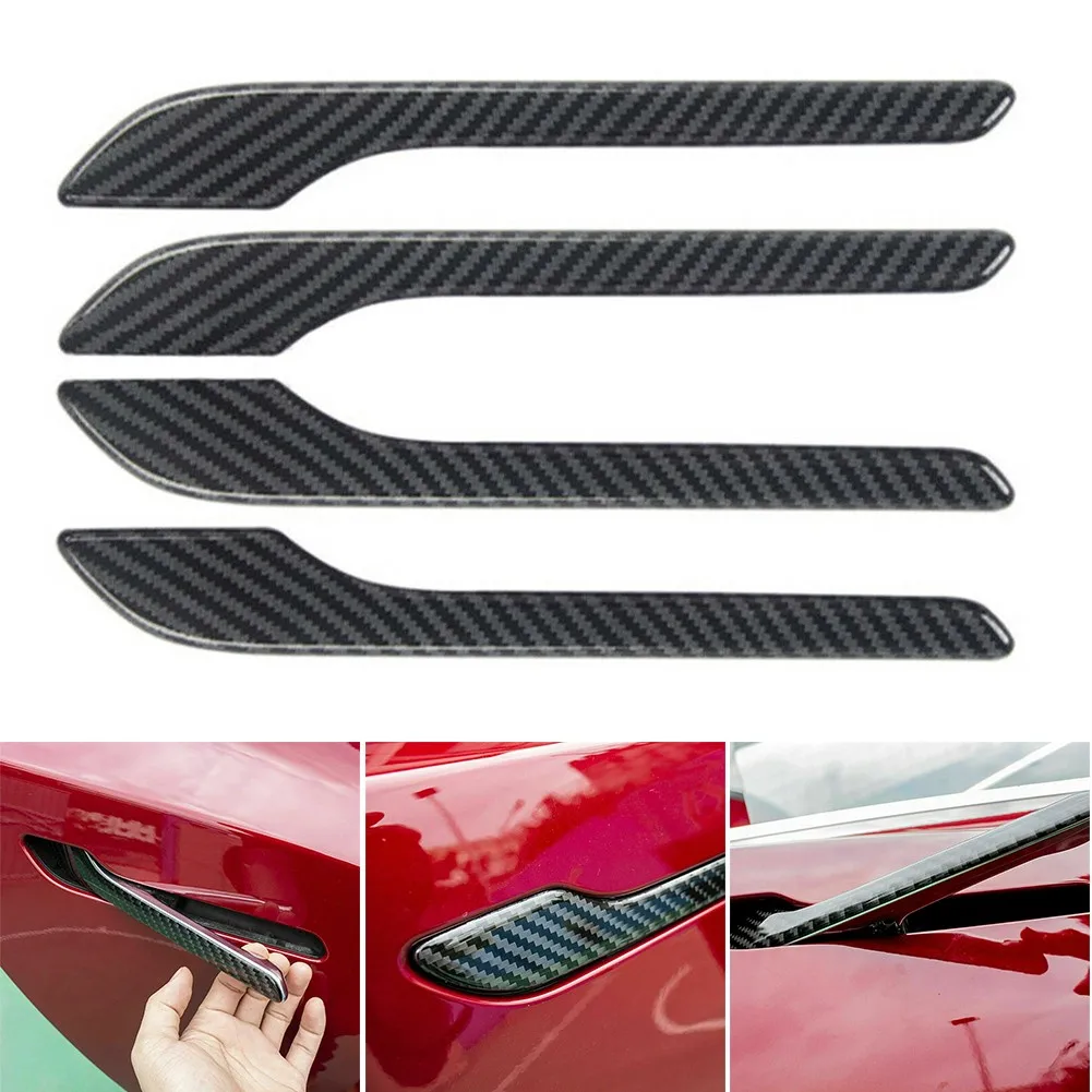 4Pcs Carbon Fiber Door Side Handle Decor Trim Overlay Cover For Tesla Model 3 Y Car Accessory Door Handle Decoration
4Pcs Carbon Fiber Door Side Handle Decor Trim Overlay Cover For Tesla Model 3 Y Car Accessory Door Handle Decoration