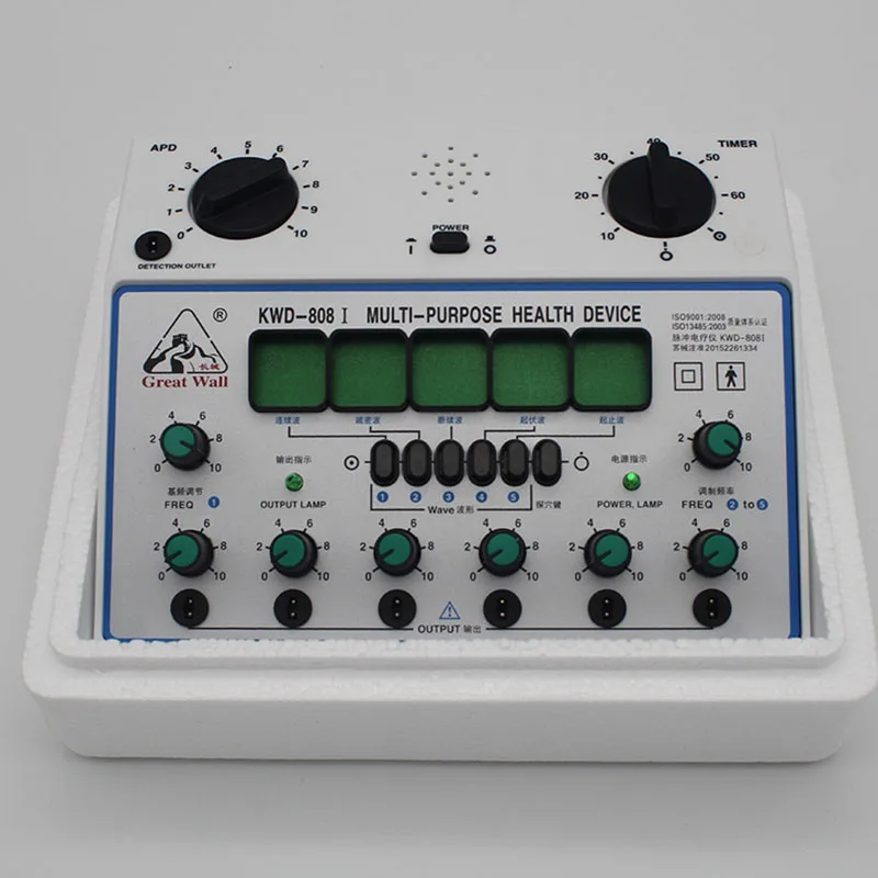 Electric Acupuncture Stimulator Machine, 6 Channel Output Patch Massager Care Kit Digital Electro Therapy Acupuncture Stimulator
Electric Acupuncture Stimulator Machine, 6 Channel Output Patch Massager Care Kit Digital Electro Therapy Acupuncture Stimulator