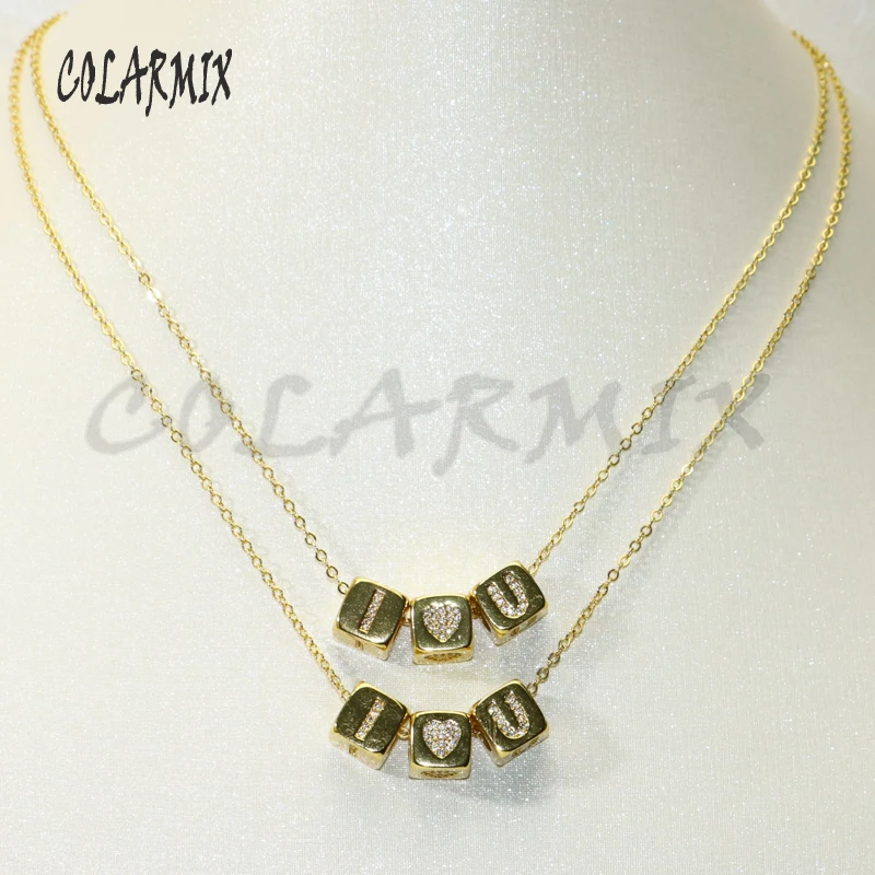 Gold Cube charms necklace three Cube charms necklace gift for lady fashion jewerly necklace zircon charms necklace gift 50611
Gold Cube charms necklace three Cube charms necklace gift for lady fashion jewerly necklace zircon charms necklace gift 50611