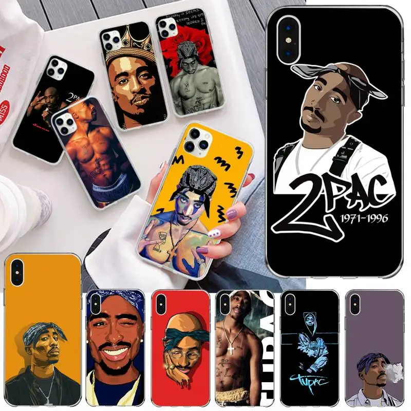 Чехол для телефона Rapper 2pac Tupac роскошный уникальный дизайн iPhone 11 pro XS MAX 8 7 6 6S Plus X 5S SE