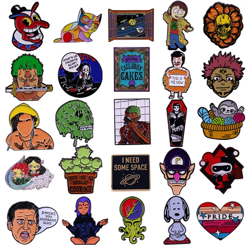 Cute Comic Movies Figure Lapel Pins Backpack Jeans Enamel Brooch Samurai Pin Women Fashion Jewellery Gifts Cartoon Badges
Cute Comic Movies Figure Lapel Pins Backpack Jeans Enamel Brooch Samurai Pin Women Fashion Jewellery Gifts Cartoon Badges