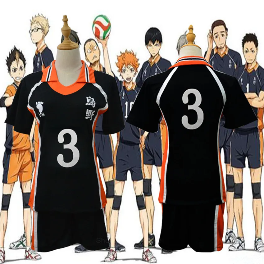 Halloween Carnival Haikyuu Cosplay Costume Karasuno High School Volleyball Club Hinata Shyouyou Sportswear Jerseys Uniform
Halloween Carnival Haikyuu Cosplay Costume Karasuno High School Volleyball Club Hinata Shyouyou Sportswear Jerseys Uniform