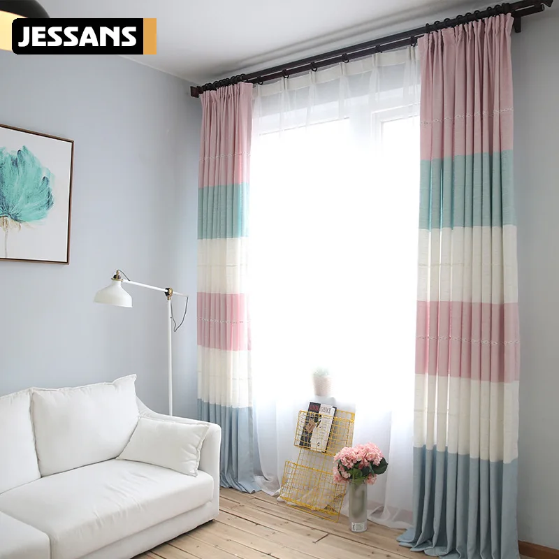 Simple Modern Curtains Fashion Geometric Cotton Linen Stripes Curtains for Living Dining Room Bedroom
Simple Modern Curtains Fashion Geometric Cotton Linen Stripes Curtains for Living Dining Room Bedroom