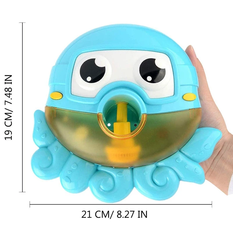 Bath Toys For 1-3 Year Old Boys Girls Bubble Machine For Kids Bathtub Toy Octopus Bubble Maker Toddlers Bubble Blower
Bath Toys For 1-3 Year Old Boys Girls Bubble Machine For Kids Bathtub Toy Octopus Bubble Maker Toddlers Bubble Blower