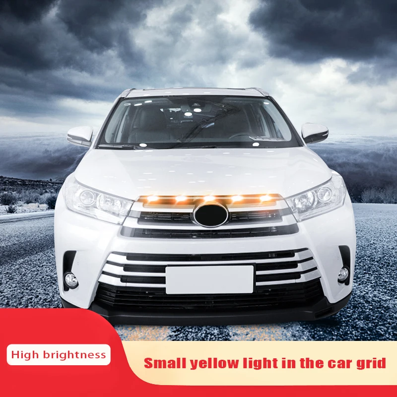 6000K White/Yellow 12v Front Grille Lighting Waterproof For Car Toyota Highlander w/TRD Pro Grill ONLY Front Grille Lighting DRL
6000K White/Yellow 12v Front Grille Lighting Waterproof For Car Toyota Highlander w/TRD Pro Grill ONLY Front Grille Lighting DRL