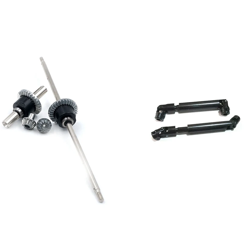 2 Set RC Car Part: 1 Set Steel CVD Universal Joint Drive Shaft & 1 Set Rear Front Differential
2 Set RC Car Part: 1 Set Steel CVD Universal Joint Drive Shaft & 1 Set Rear Front Differential